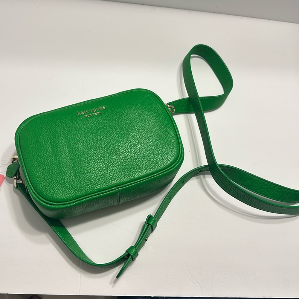 Kate Spade Astrid medium Camera Bag color greenjay(329)
